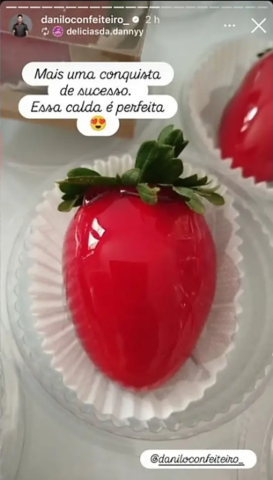 Story de aluna: Essa calda é perfeita